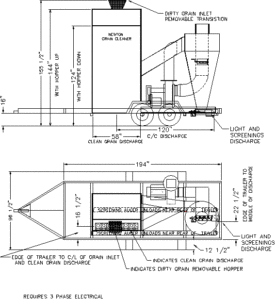 Model 10 Portable Newton Grain Cleaner