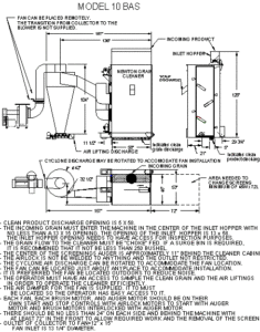 Model 10 BAS Newton Grain Cleaner