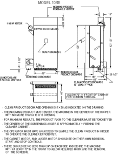 Newton Grain Cleaner Model 10 BAS